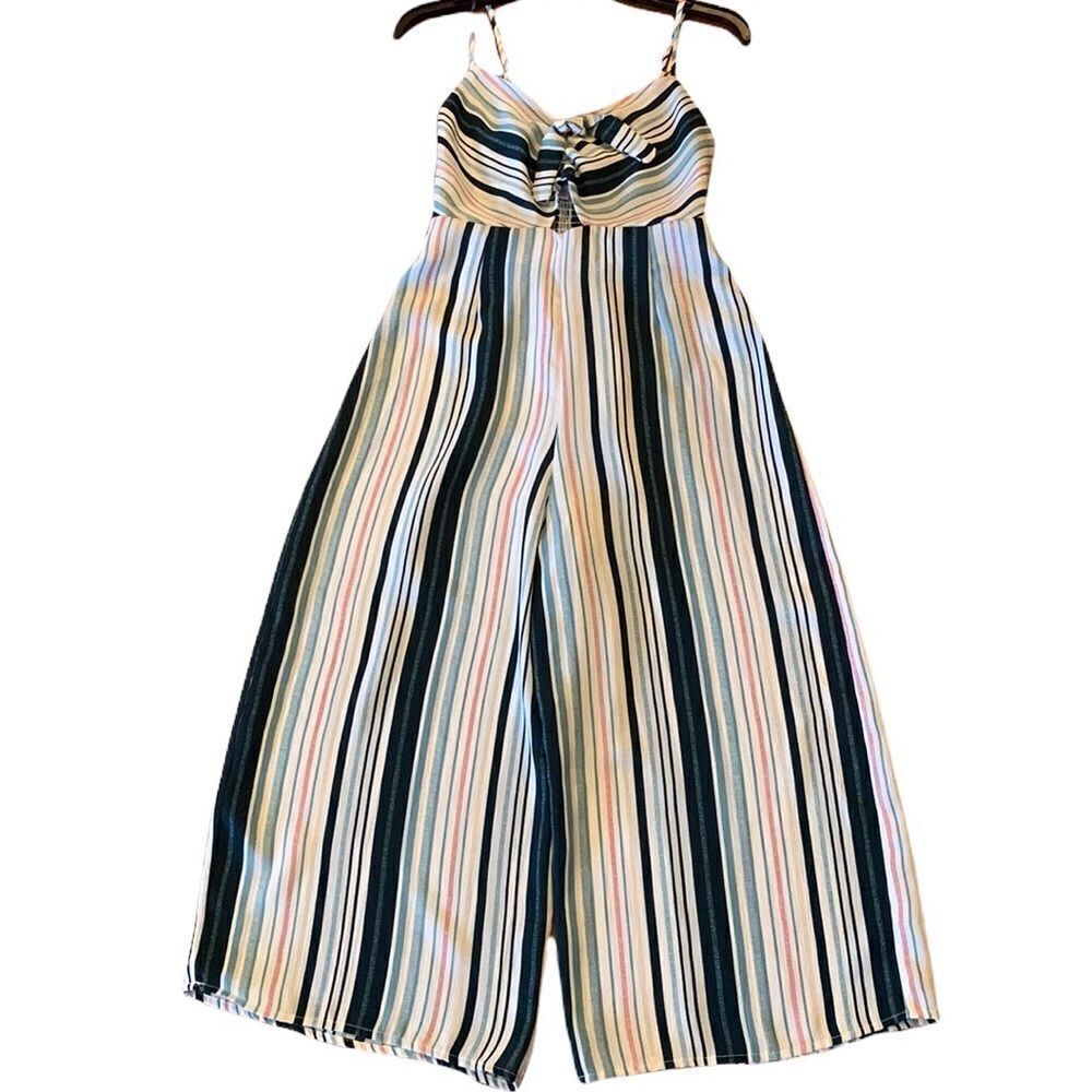 NWOT Xhilaration XS striped jumper w/Spaghetti straps